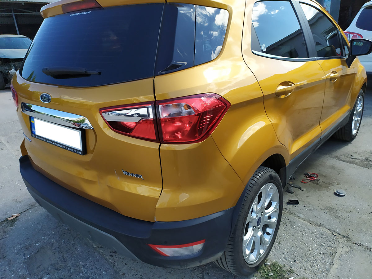 Ford EcoSport, 2020 год. Сумма ущерба 63608,11 грн. Стоимость оценки 2500,00 грн